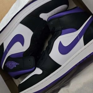 Jordan 1 mid dark iris